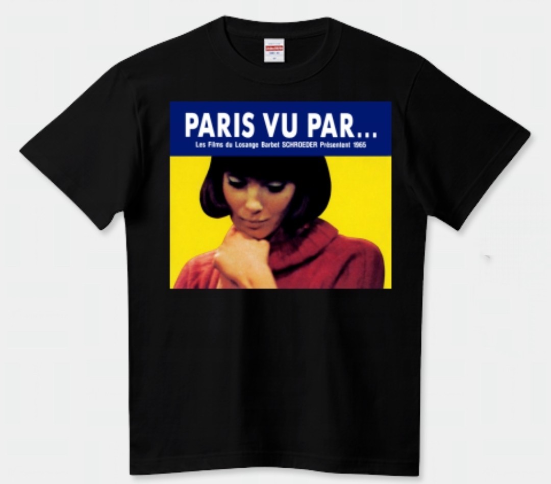 パリところどころ 映画 Tシャツ 黒2拍卖