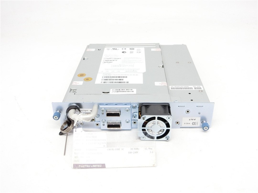 富士通 FUJITSU LT S2 DRIVE LTO-6 テープライブ BRSLA-1204-DC AQ288E#104 動作品 送料無料拍卖