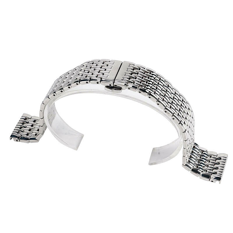 20mm 高品質 ステンレス製ブレス 芸術的デザイン ベルト シルバー色 光沢 お買い得 ☆★★★★拍卖