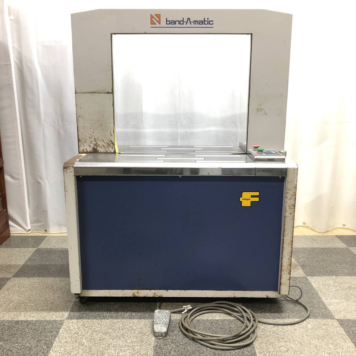 *【引取限定/動作OK】ナイガイ F11 汎用自動梱包機 band-A-matic 200V 50HZ 結束機 包装機 バンド機 大型 業務用 工場 バンダマチック拍卖