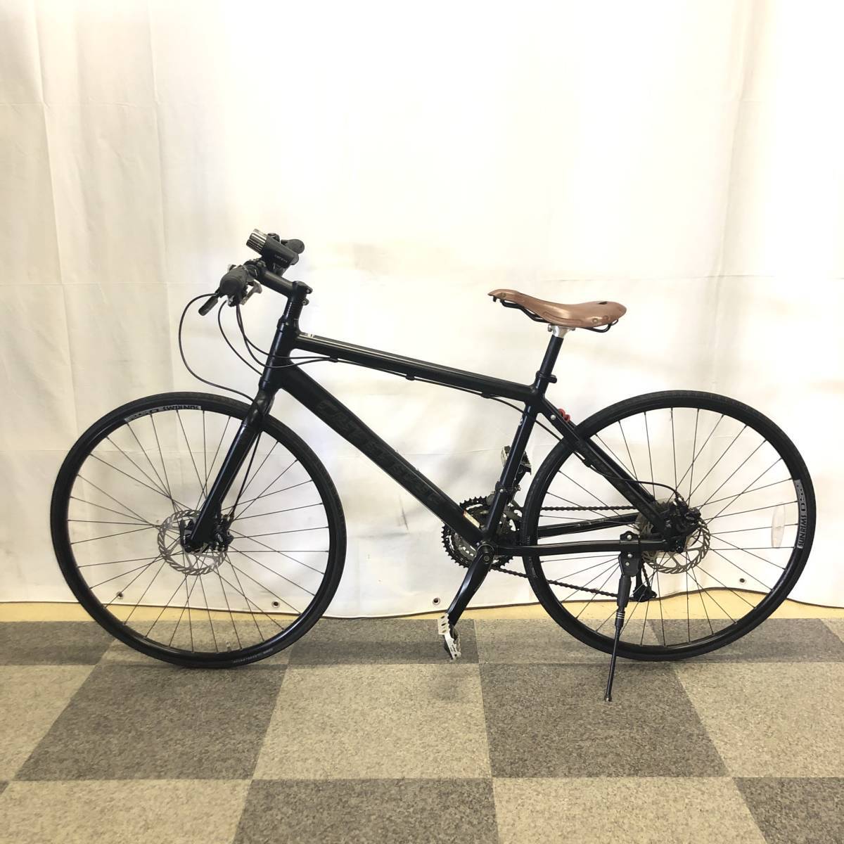 *CANNONDALE 2009年 BADBOY DISC クロスバイク Mサイズ カスタム品 3×9 27段変速 キャノンデール バッドボーイ ディスクブレーキ 黒 USA拍卖