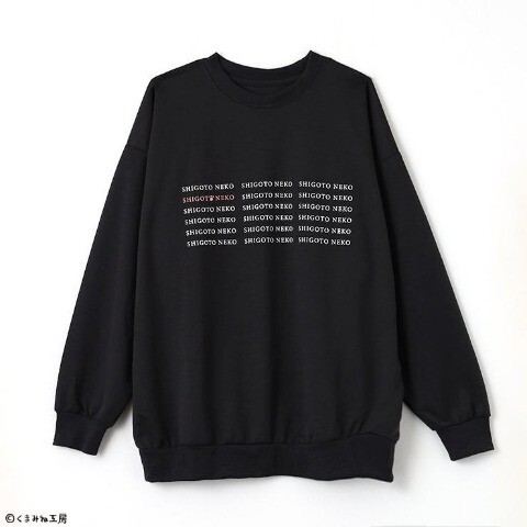 即決 仕事猫 レディーストレーナー【M-L】新品タグ&シール付き 現場猫 電話猫 くまみね スウェット拍卖