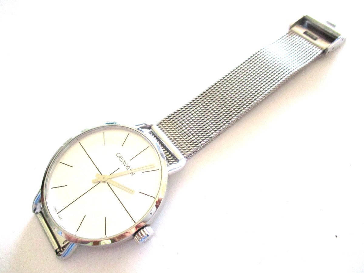 ★とちぎ屋!【CALVIN KLEIN】カルバンクライン K7B211SS メンズ腕時計 清楚な逸品!★拍卖