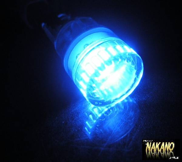 トラック用 LED1 ウェッジ球 24V2ヶ入 青 LEDウエッジバルブ ポジション スモール T10 拍卖