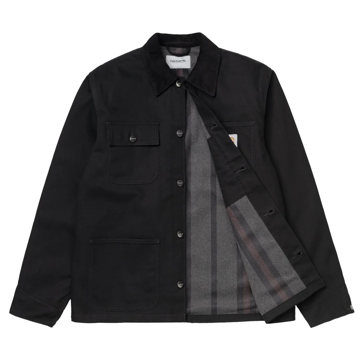 カーハート Carhartt WIP ミシガンコート M 黒 ブランケット付き カバーオール Michigan Coat ブラック拍卖