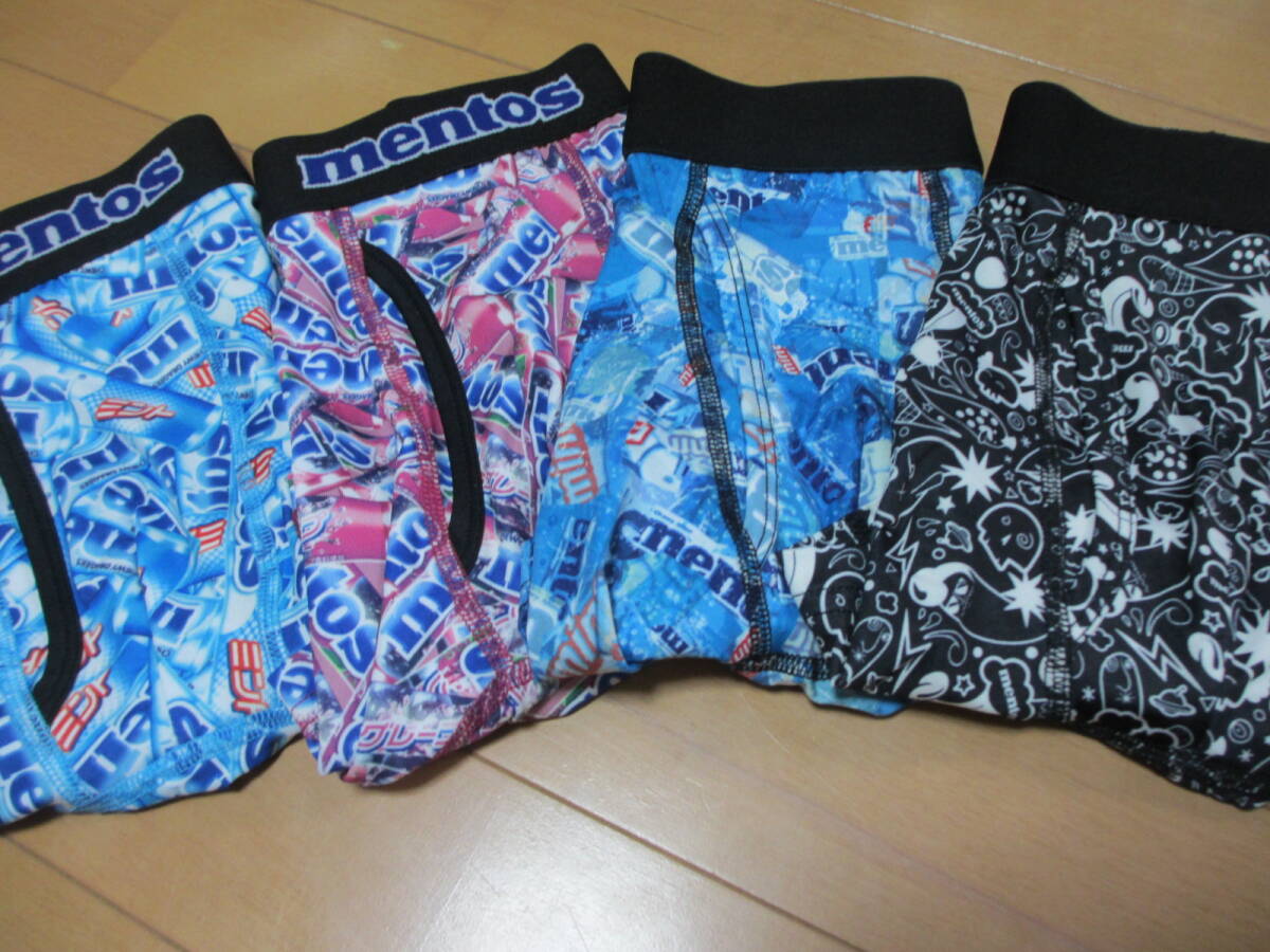◆◆◆メントス◆ボクサーパンツ【L】サイズ4枚セット◆◆◆拍卖