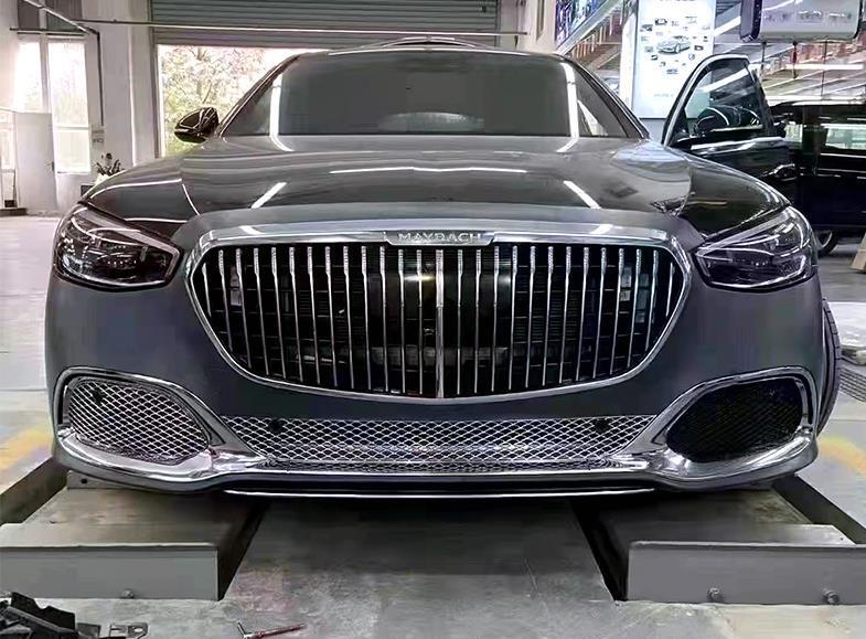メルセデス・ベンツ マイバッハ グリル Sクラス W223 2021- フロントグリル カメラ穴あり拍卖