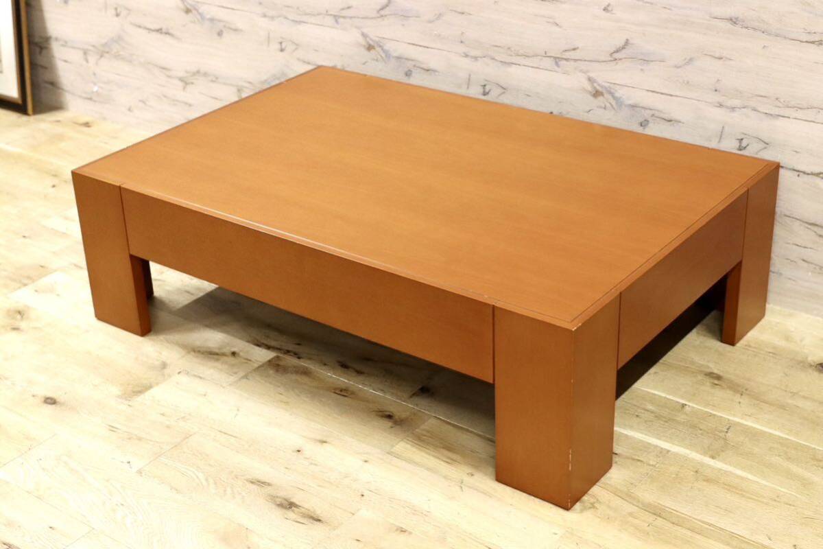 GMHH48○arflex / アルフレックス TALETE タレッテ チニ・ボエリ センターテーブル リビングテーブル イタリアモダン 木製 定価約22万拍卖