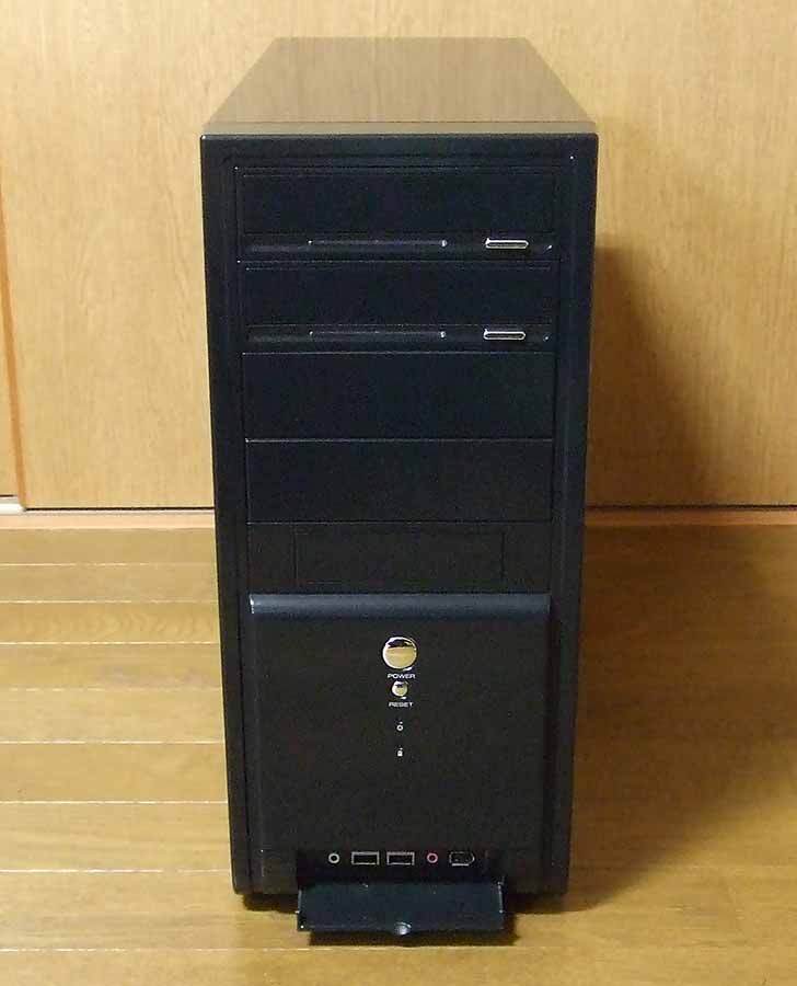 ミドルタワーPC ASRock J4205-ITX CPU Pentium J4205 & DDR3Lメモリー 2GBx2 & HDD HDP725050GLA380 500GB Windows10Pro 64bit拍卖