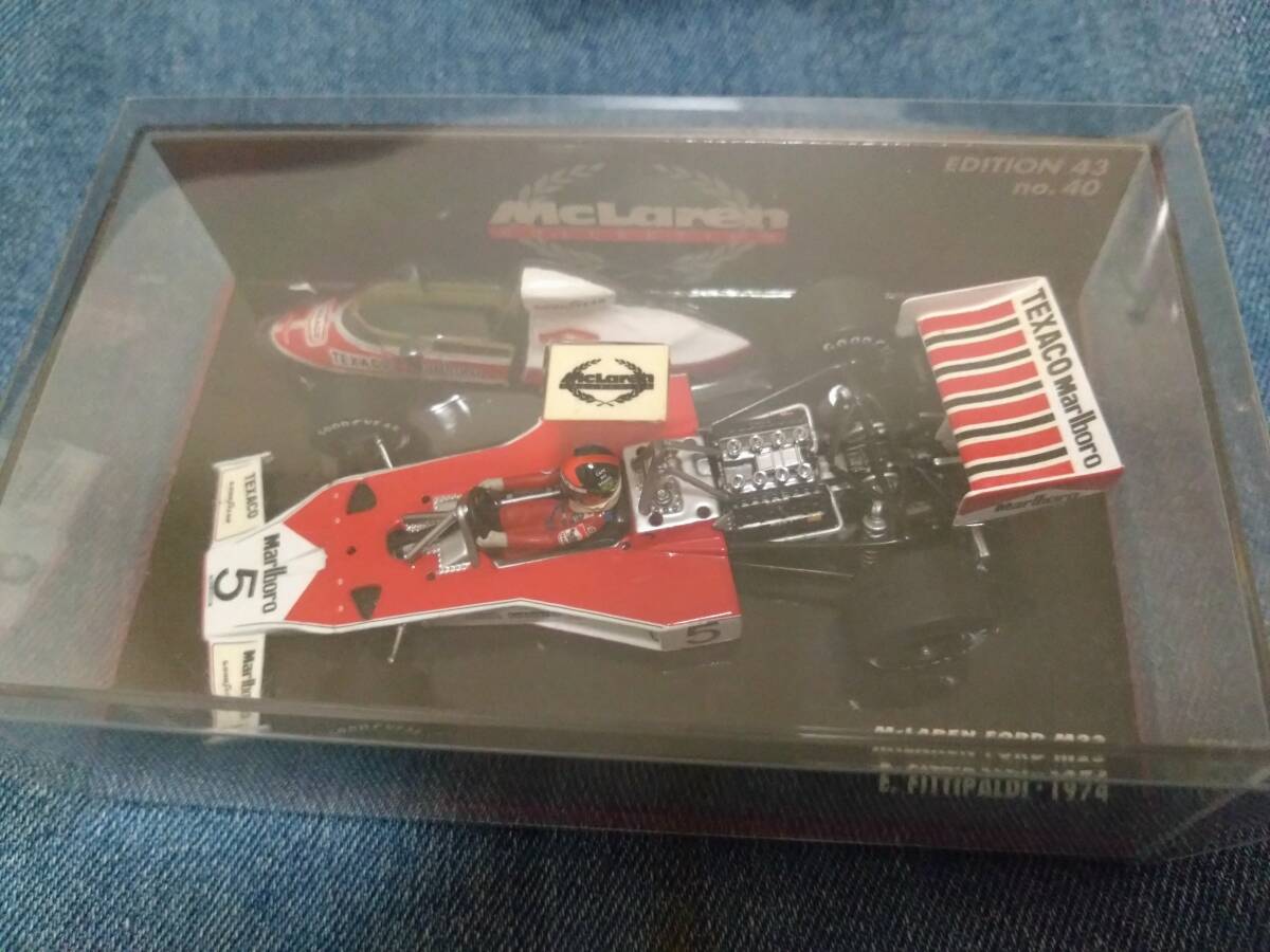 1/43 MINICHAMPS 1974年マクラーレンフォードM23#5 E・フィッティパルディ 【タバコカスタム】拍卖