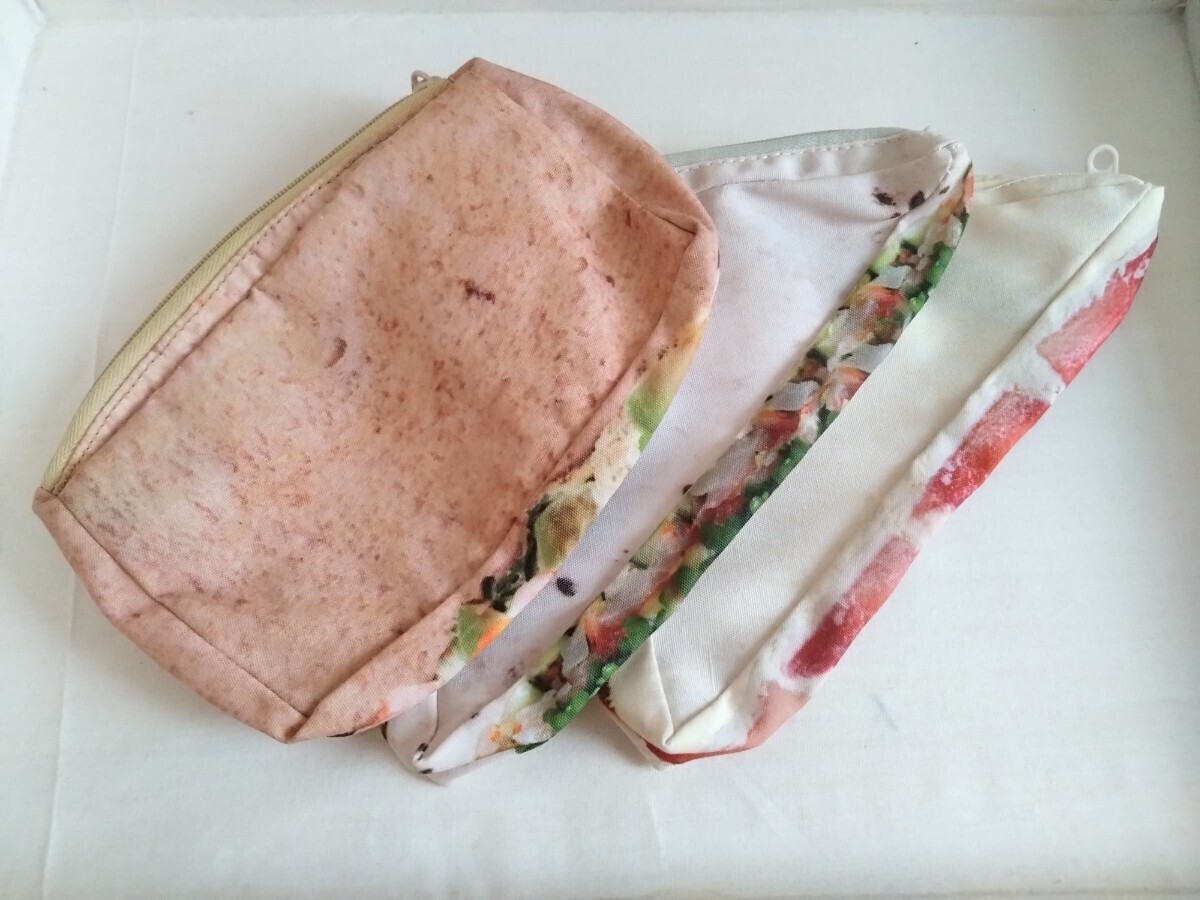 SANDWICHポーチコレクション 3個セット/野菜サンド イチゴサンド エビアボカド/ガチャガチャ サンドイッチ拍卖