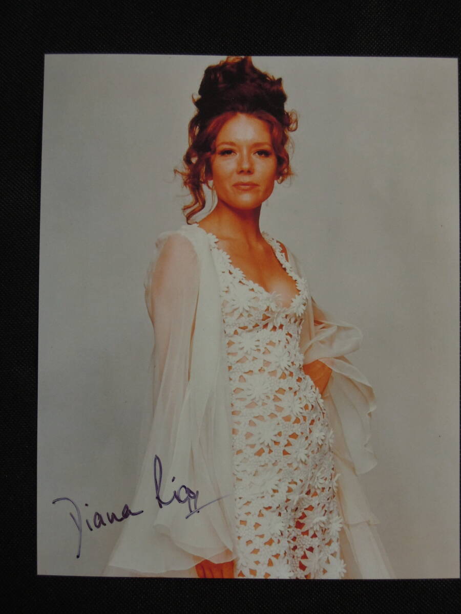 【直筆サイン】ダイアナ・リグ DIANA RIGG / 『007 女王陛下の007』出演 *送料無料拍卖