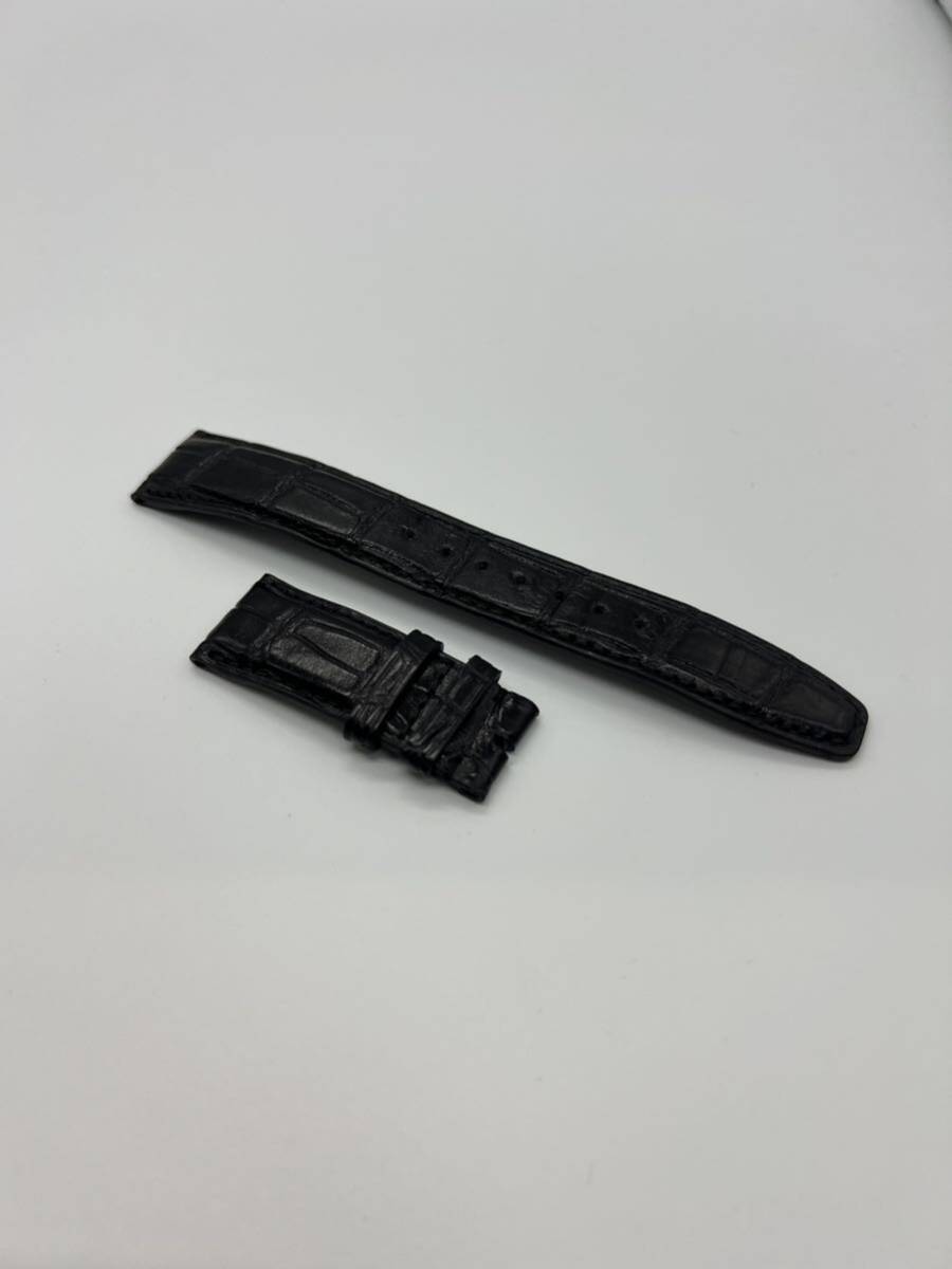 IWC ラグ幅20mm 尾錠幅18mm ポルトギーゼ レザーベルト 革ベルト ブラックカラー 純正品 イタリア製 メンズ拍卖