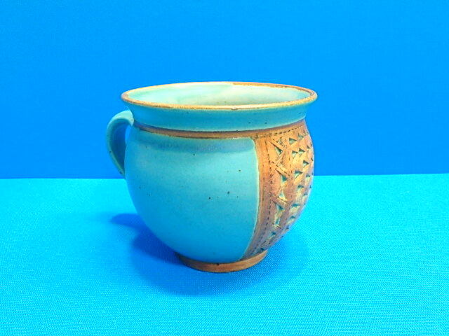 60s405y カップ マグカップ 高さ約9cm 食器 インテリア 置物 花差し 中古 (0509-11)(北海道・沖縄・離島は発送不可)拍卖