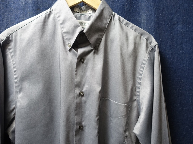 USA 古着 ビンテージ 90'S VAN HEUSEN バンヒューゼン 長袖 コットン ポリエステル ボタンダウン シャツ / ヴィンテージ 90S / 121拍卖