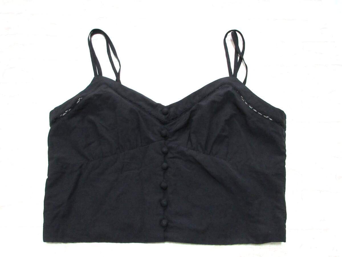 美品 送料込み snidel スナイデル ブラック キャミソール コルセット ブラウス ( 黒 ビスチェ コスチューム コスプレ ヴィクトリア 洗える拍卖