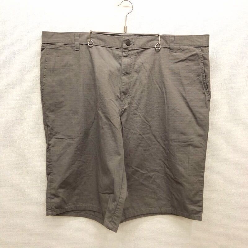 【FE255】Dickies W44 大きいサイズ ビッグサイズ ワークハーフパンツ グレー メンズブランド古着 ディッキーズ ショートパンツ 送料無料拍卖