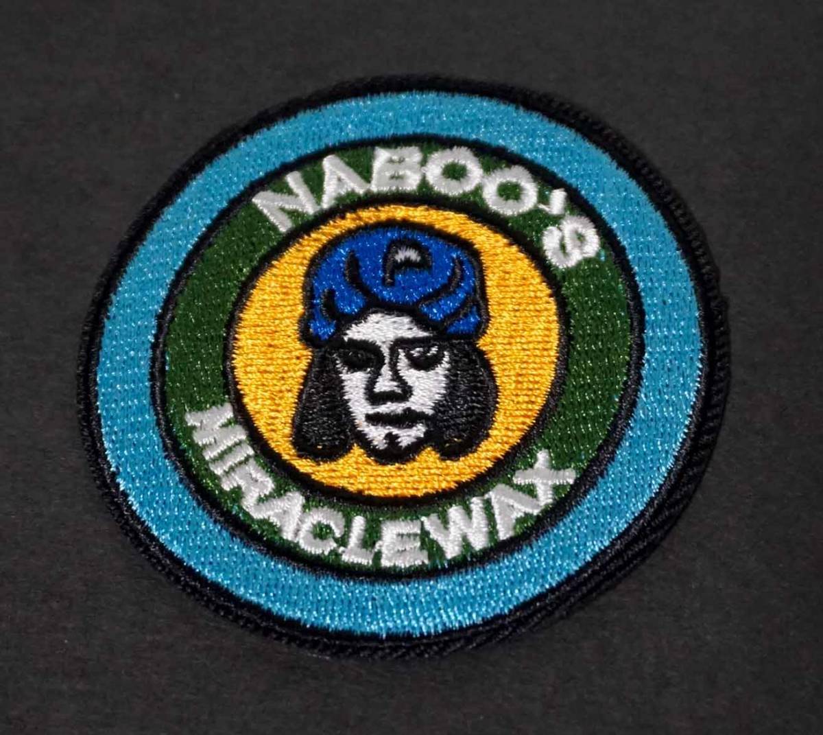 《USワックスマン》円形■新品The Mighty Boosh『Naboo's Miracle Wax』刺繍ワッペン■アメリカ TV ドラマ■Revolution■衣類・衣服DIY■拍卖