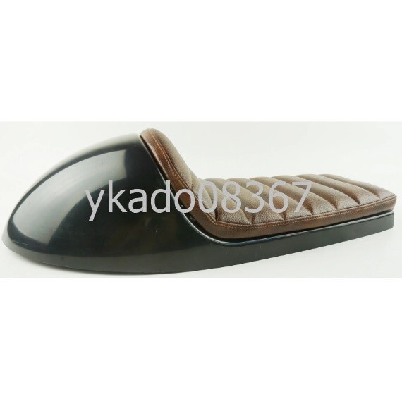 YC002:★人気商品★カフェレーサーシートレトロシートパンベースヴィンテージサドルスクランブラークッションヴィンテージバイクシート拍卖