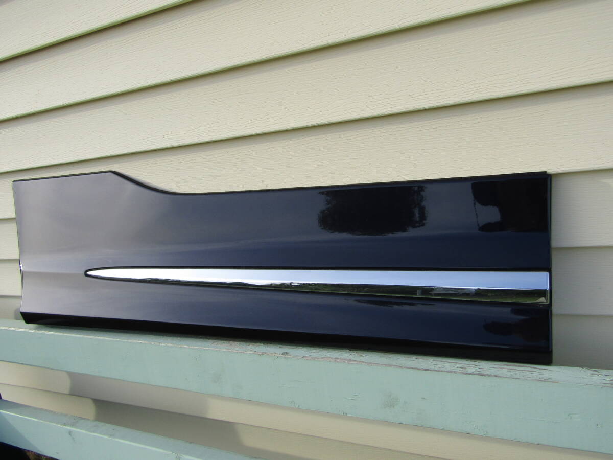 30 アルファード モデリスタ 左 フロントドア ドアパネル サイドパネル 紫系色 サイドスカート ■■ 12051603拍卖