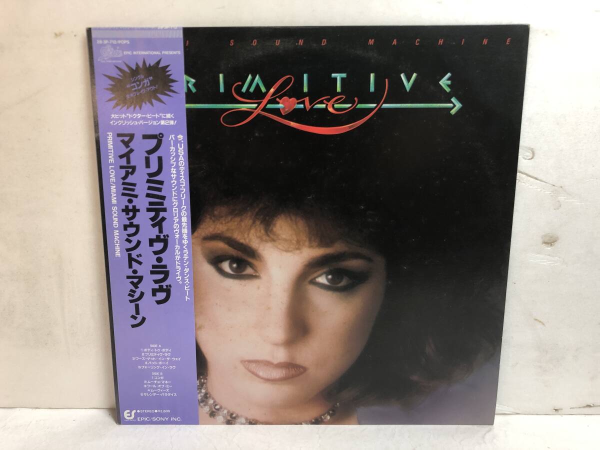 40506S 帯付12inch LP★マイアミ・サウンド・マシーン/MIAMI SOUND MACHINE/PRIMITIVE LOVE★28・3P-712拍卖