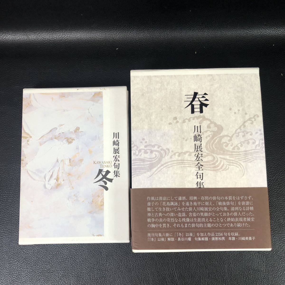 ☆川崎展宏 2冊☆ 春/冬 川崎展宏全句集 ふらんす堂 初版 管:qnz5拍卖