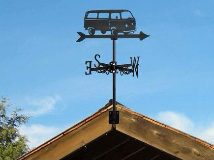 値下げ! 車デザイン アイアンアート 風見鶏 バスタイプ ディスプレイ ガーデニング拍卖