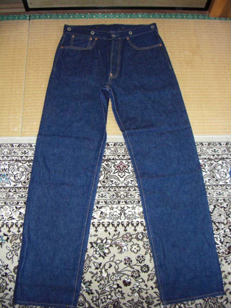 RODEOレプリカデニムstandard style shop Lot.5502 W34.L34ベルトループ無しサスペンダーボタン マッコイフェローズウェアハウス拍卖