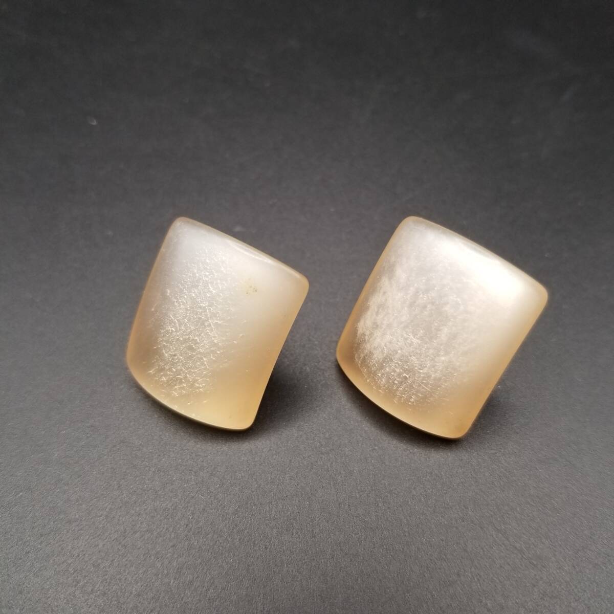 艶感 ベビーピンク スクエア シンプル 存在感 ヴィンテージ イヤリング 夏 レトロキュート Y15-Y拍卖