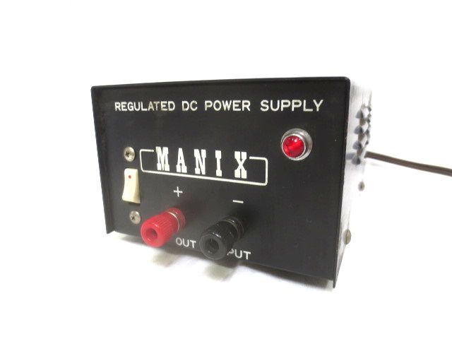 ■小型 MANIX DC パワーサプライ/REGULATED DC POWER SUPPLY 当時物拍卖