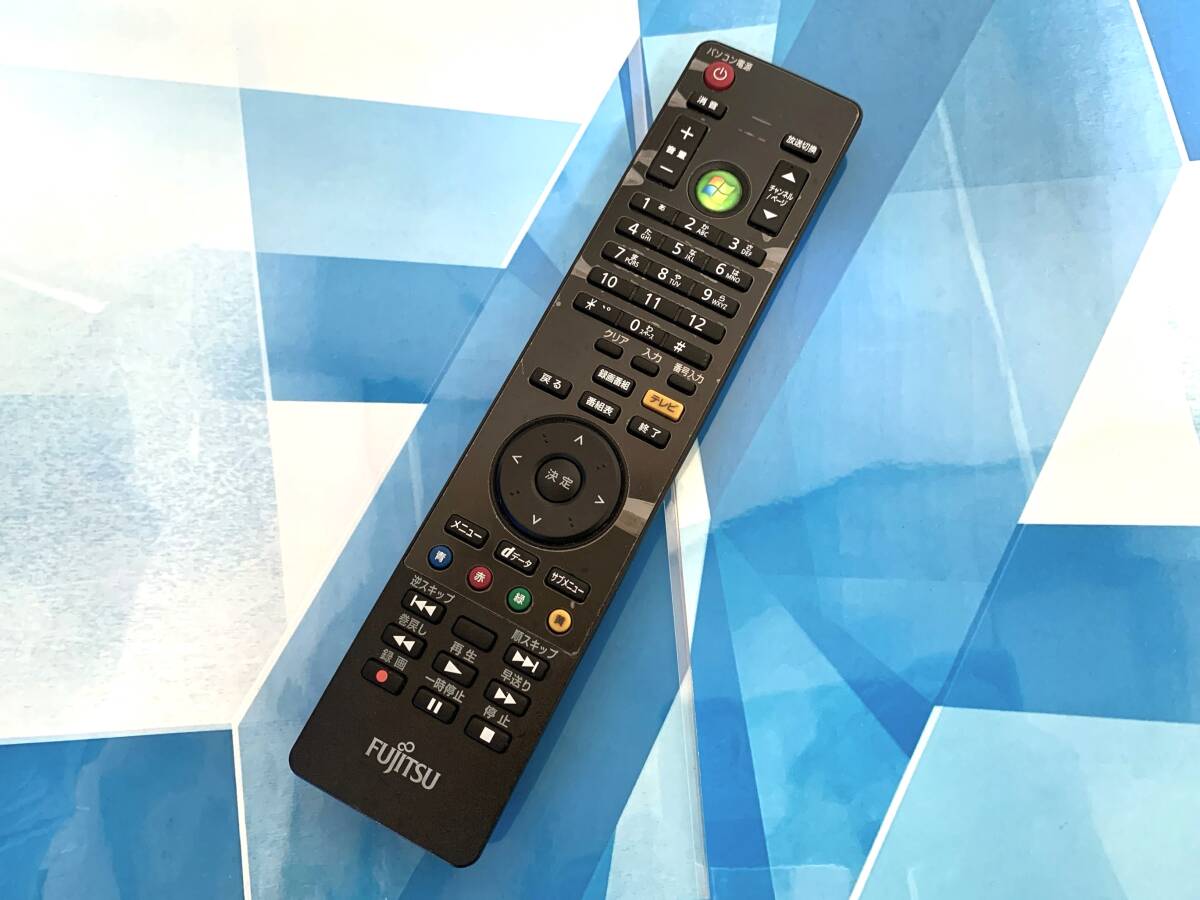 即決1,000円/保証/送料無料/信頼/実績/完璧清掃/敏速発送/FUJITSU/富士通 地デジ対応PC用リモコン CP325358-01 保護フイルム 美品 送料無料拍卖