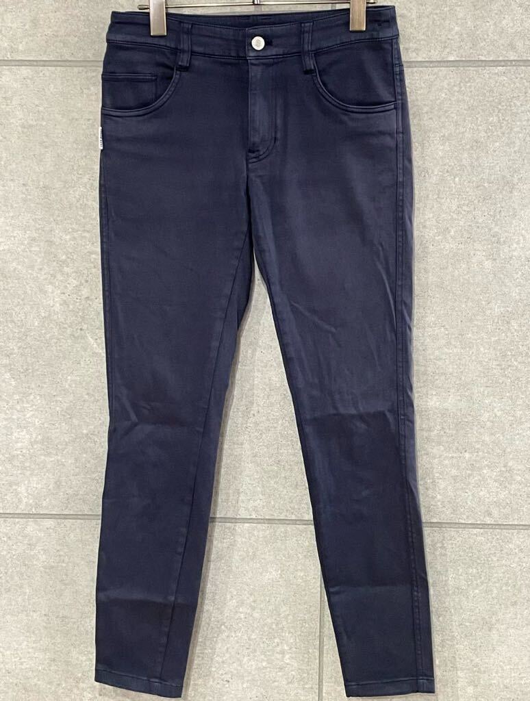 シンプルなデザイン! Jack Bunny!! ジャックバニー パーリーゲイツ ストレッチ ゴルフパンツ ネイビー 0サイズ ゴルフウェア ○ 新規×拍卖