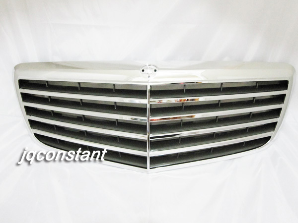 ベンツ W211 2007-2009y 後期用 フロントグリル クロームメッキ 純正型拍卖
