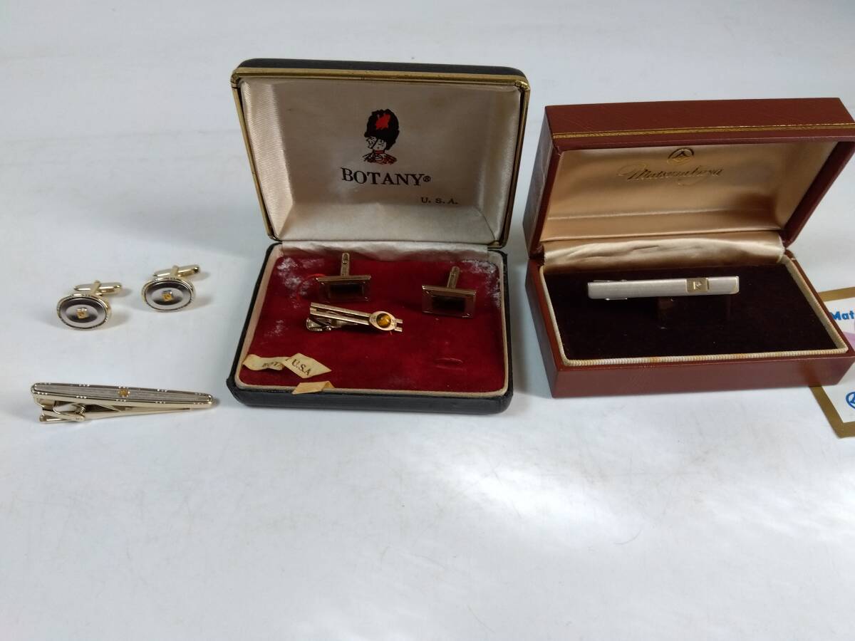 ブランド ネクタイピン カフス 3セット ピエールカルダン BOTANY pierre cardin拍卖
