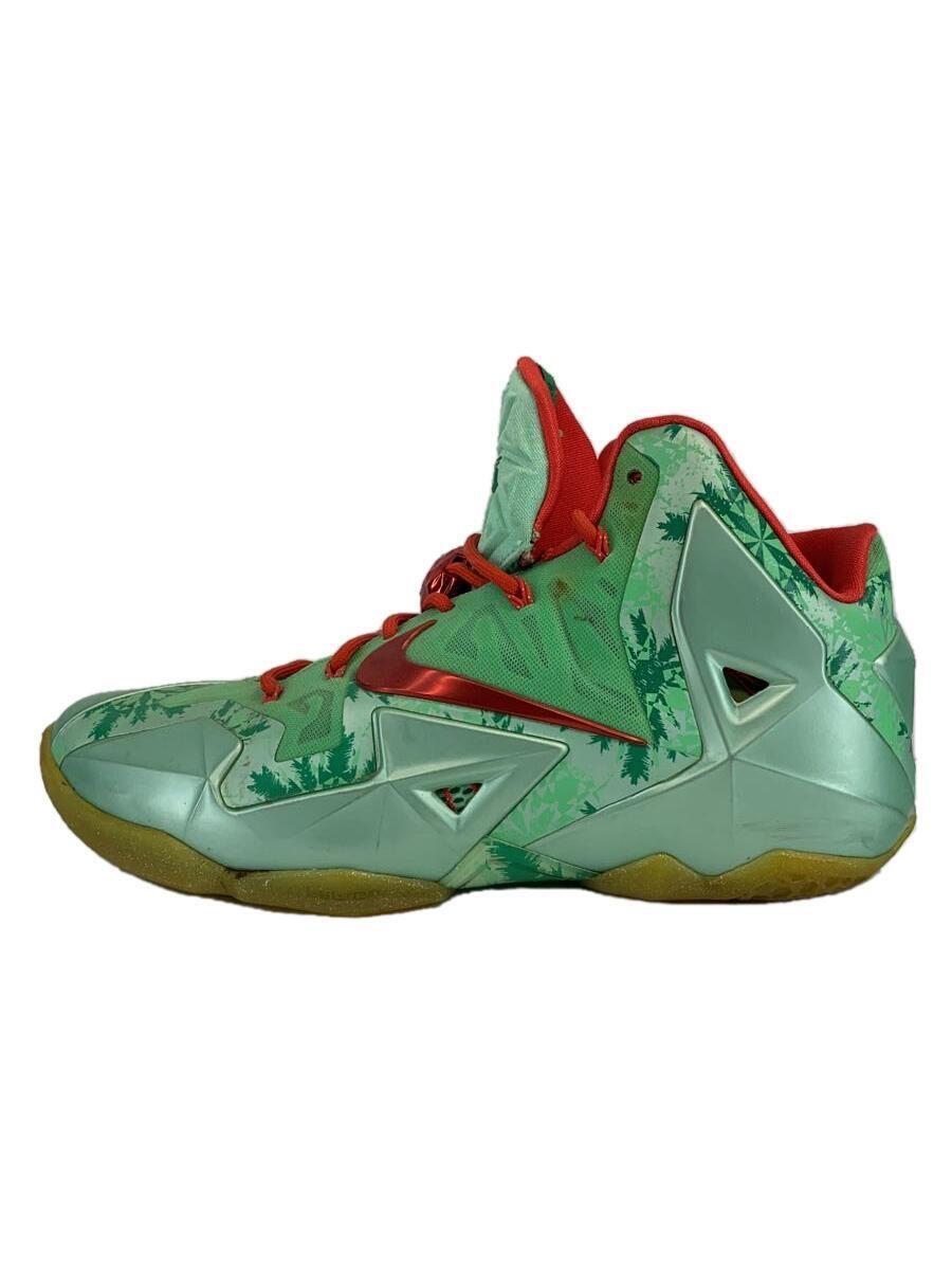 NIKE◆LEBRON XI/レブロン/グリーン/616175-301/29cm/GRN拍卖