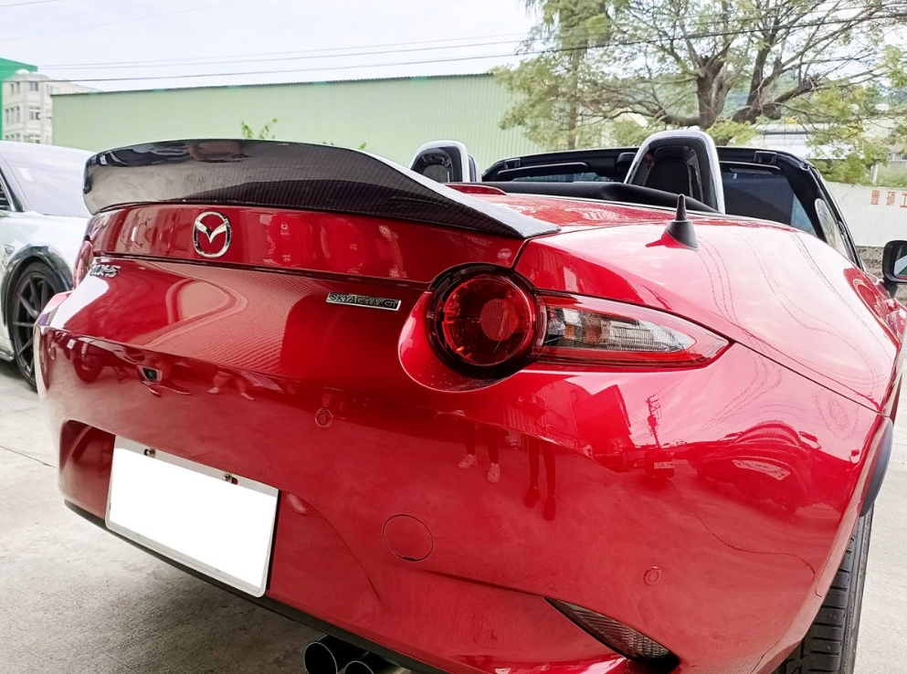 【即納品】2015-2024 マツダ ロードスターRF MX-5 ND系 4代目 MIATA カーボン製 リアトランクスポイラー DB拍卖