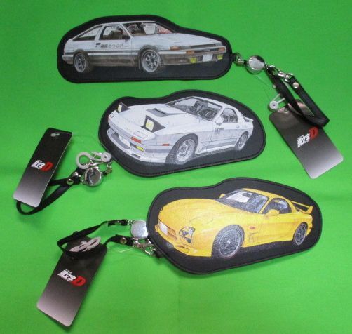 新品 タグ付き 頭文字D パスケース 3点セット 86 ハチロク RX-7 FD FC イニシャルD拍卖