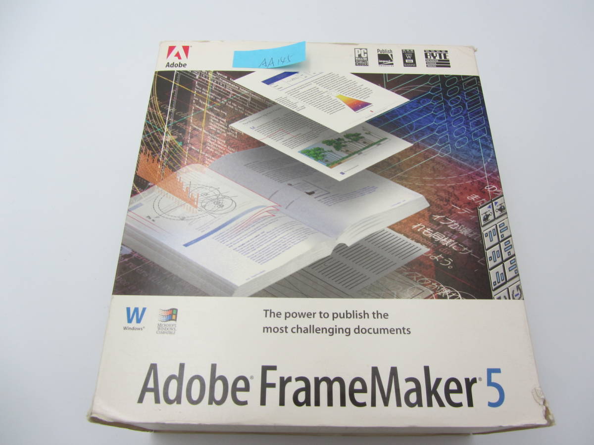 NA-239●Adobe FrameMaker 5/Windows/ライセンスキーあり拍卖