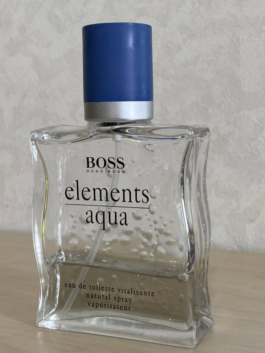 HUGO BOSSエレメントアクア 100ml レア 希少 エレメンツアクア 定形外郵便は350円拍卖