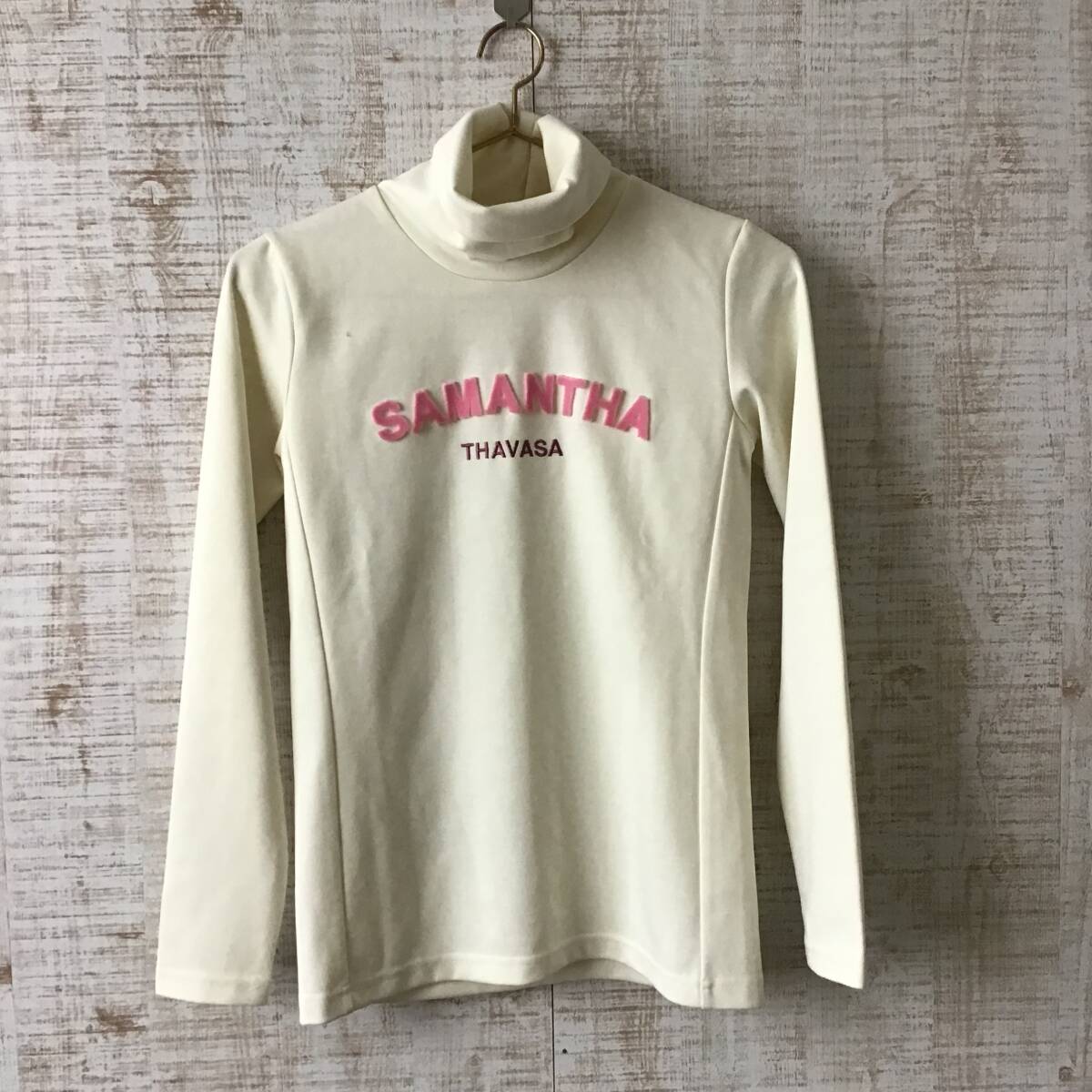 A551◇Samantha Thavasa|サマンサタバサ タートルネック アイボリー サイズS拍卖