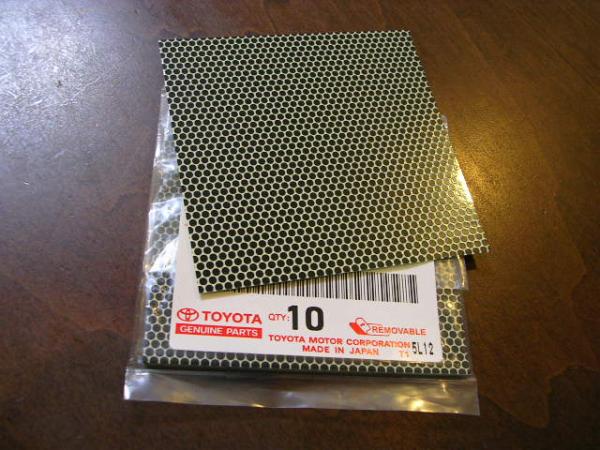 ■トヨタ純正■新車検シール隙間対策ステッカー■ハリアー/アルファード/ウィッシュ/ヴォルツ■新品■C■拍卖