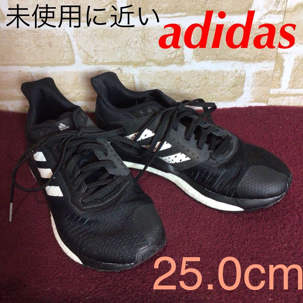 【売り切り!送料無料!】A-362 adidas!ランニングシューズ!黒!ブラック!25.0cm!SOLAR DRIVE ST!スポーツ!ウォーキング! 未使用に近い拍卖
