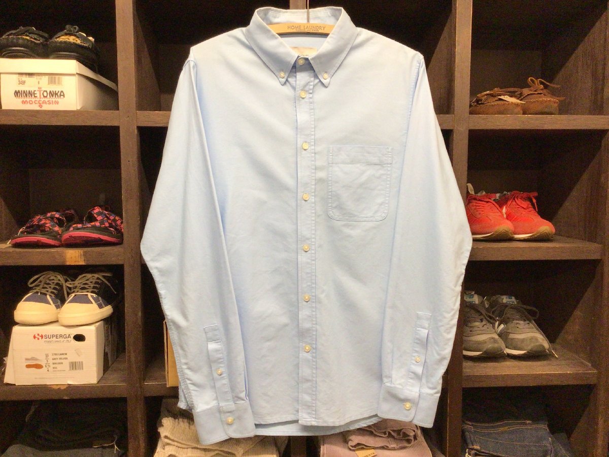 MADE IN CANADA WINGS + HORNS B.D SHIRT SIZE M カナダ製 ウィングス アンド ホーンズ ボタンダウン シャツ拍卖