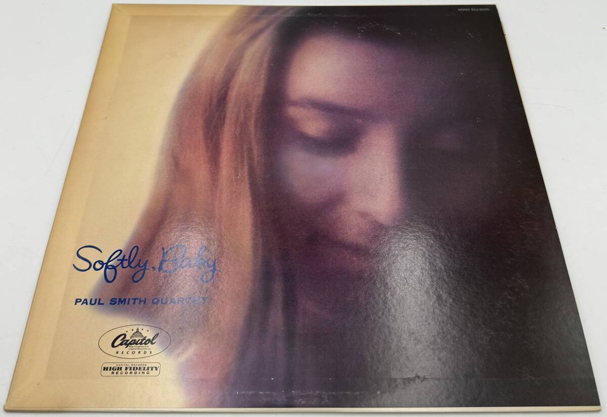 N567 【プロモ白ラベル/MONO/美盤】Paul Smith Quartet / Softly, Baby拍卖