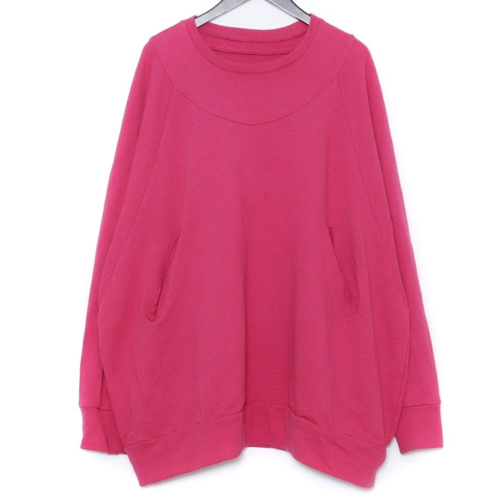 VUY プルオーバースウェット サイズ2 ピンク vuy-s22-k05 ヴウワイ ビックシルエット トレーナー拍卖