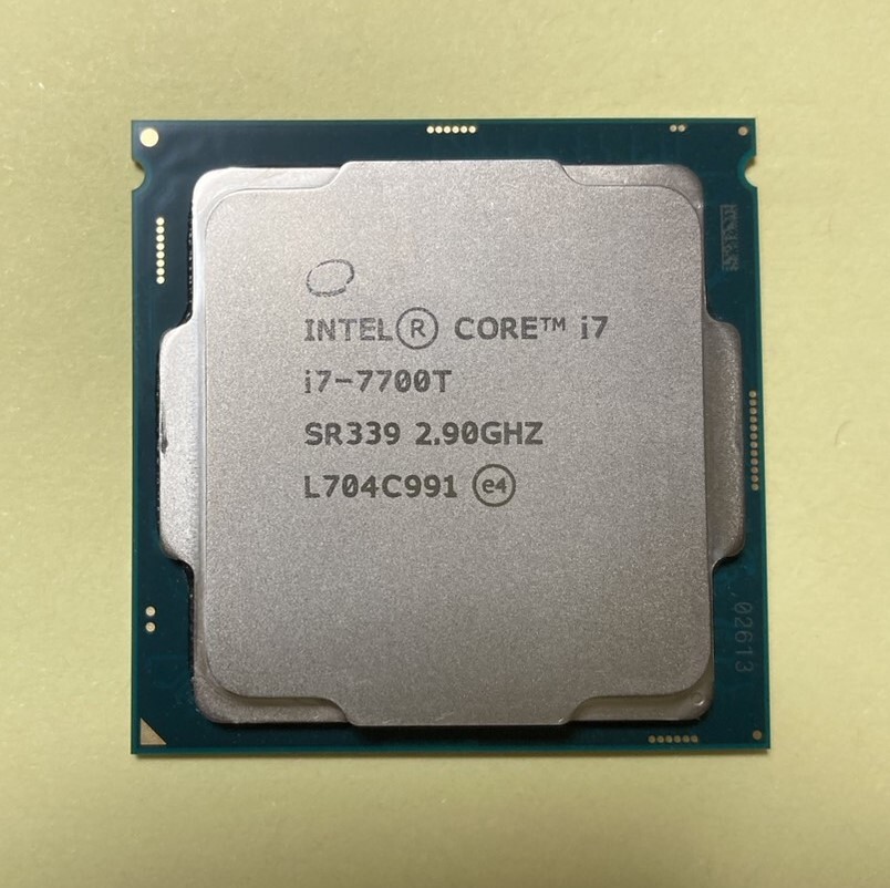 【動作確認済】Intel インテル CPU Core i7 7700T(低電力モデル!)拍卖