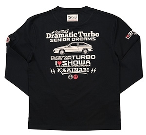 カミナリ雷/いすゞピアッツァ/ロンT/黒/L/kmlt-177/エフ商会/テッドマン/カミナリモータース拍卖