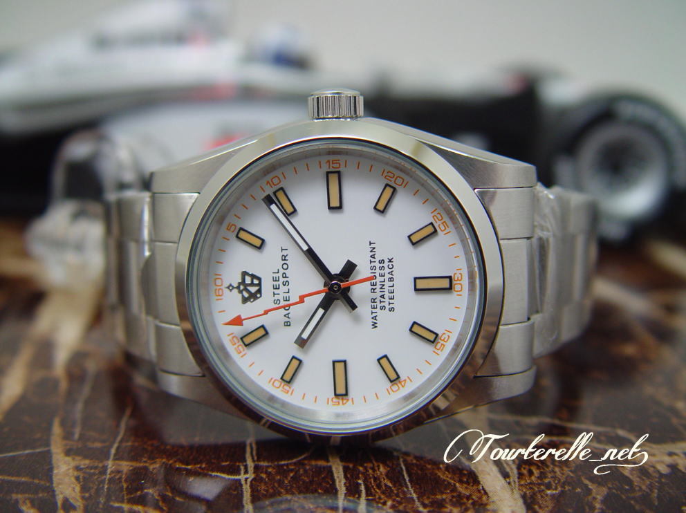 ☆XB-Steel-MG/白文字盤/自動巻/紳士用☆新品☆azu00w拍卖