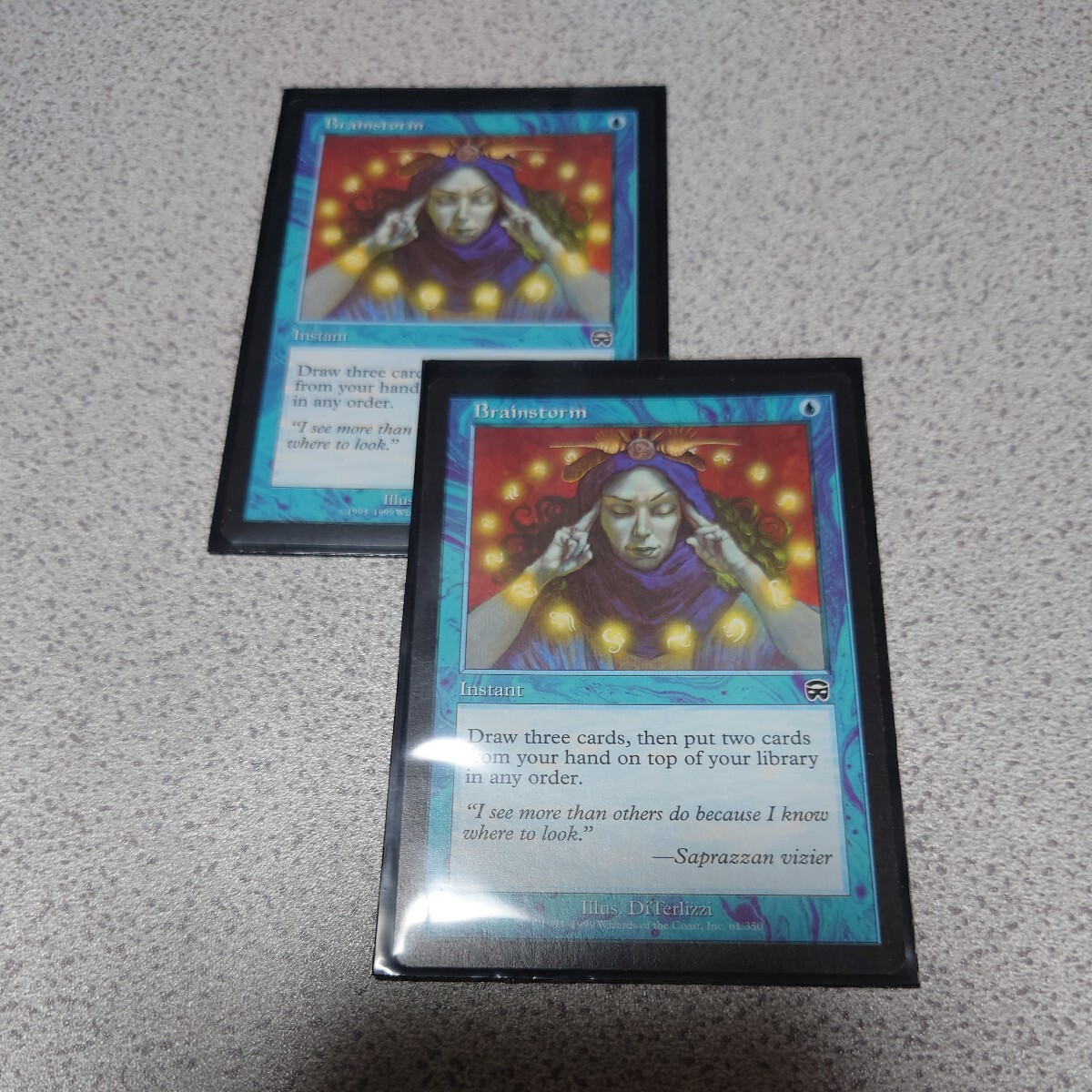 MTG MMQ 渦まく知識 英語 二枚セット 即決拍卖