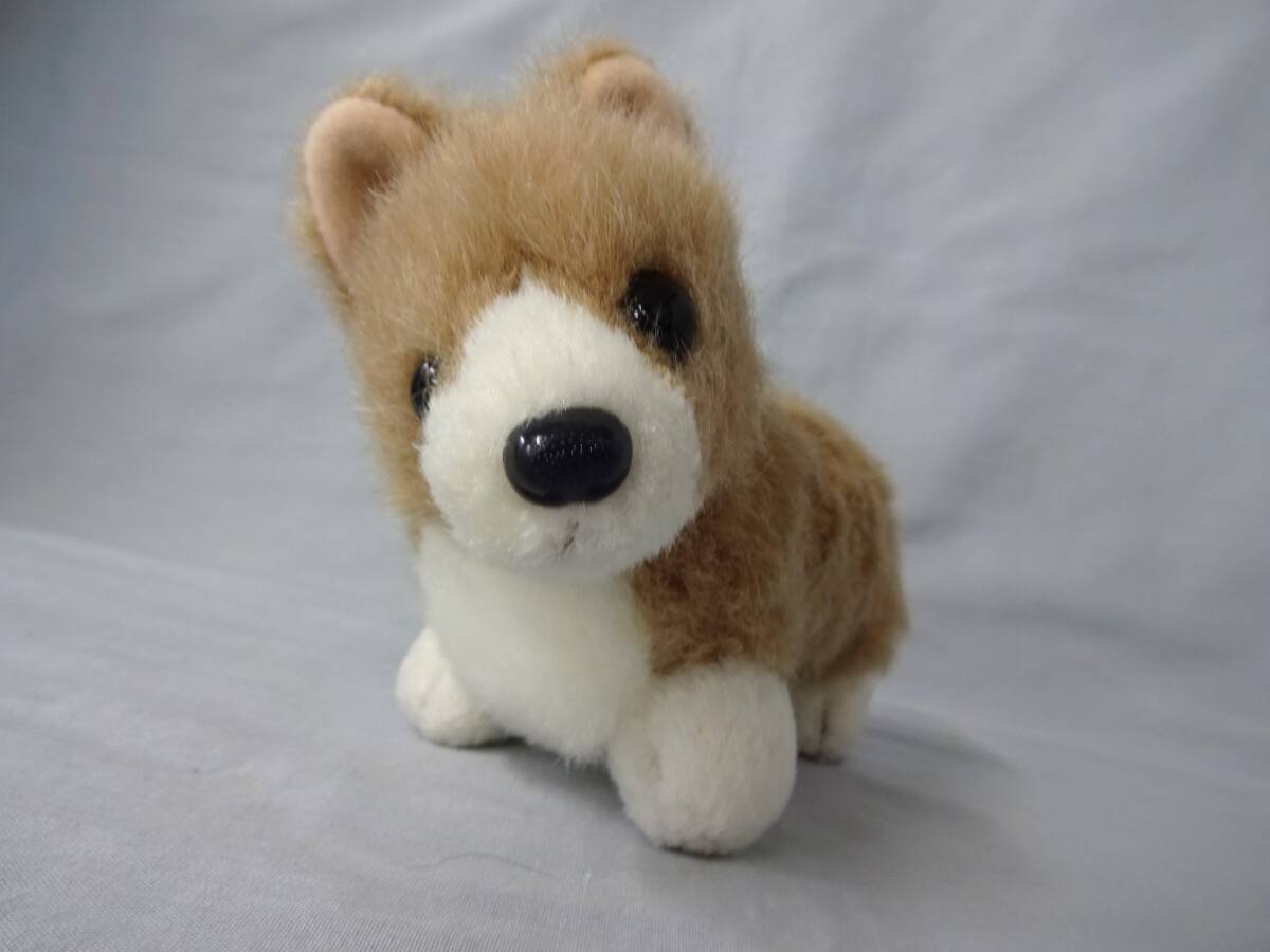 あるまど 犬 ぬいぐるみ 全長:約17cm 高さ:約13cm 幅:約8.5cm ベージュ 白 かわいい ドッグ ARUMADO拍卖